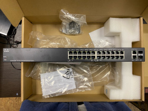 Коммутатор PoE Cisco SB SLM224PT-EU(SF200-24P) – 10 шт