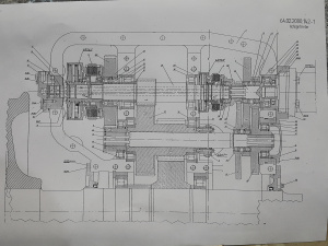 Уплотнительные кольца фрикционного вала RM-80 щебнеочистительной машины