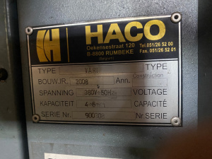 Пресс угловысечной гидравлический HACO VARI 220.6