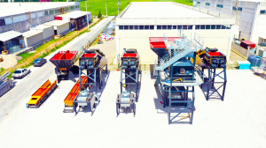 стационарная дробильно-сортировочная установка производительностью 750 тонн в час