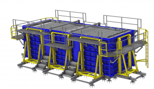 Формы 3D для модульных комнат многоэтажного строительства PPVC