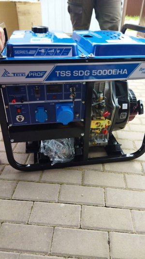 Дизельный генератор TSS SDG 5000EHA