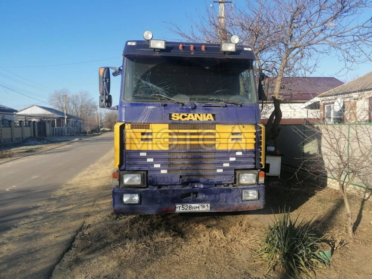 Грузовой фургон Scania R143 HL 6 х 2, год выпуска 1991 года, цвет синий,  VIN YS2RH6X2Z01153551. Привод: Полный. Коробка передач: Автоматичес Б/У -  Биржа оборудования ProСтанки