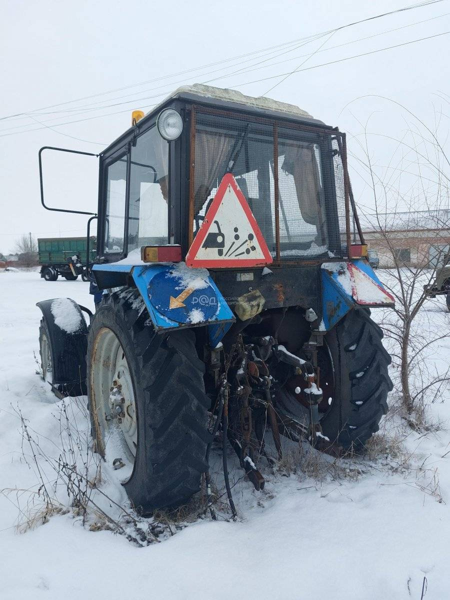 Машина тротуароуборочная МТЗ-82.МК.ТМ, 2008 г.в., заводской №  80883127/МСС12080486, двигатель №430766, вид движителя: колесный, цвет  синий Б/У - Биржа оборудования ProСтанки