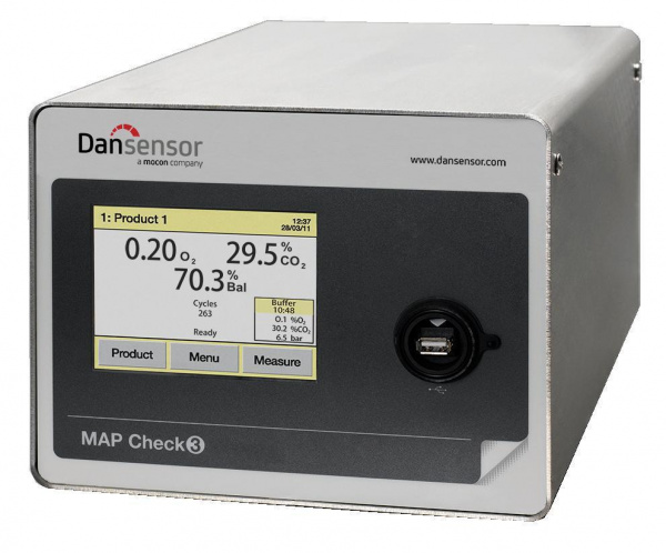 Газоанализатор MAP Check 3 О₂ (Zr) + CO₂, GasSave, Mux