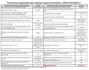 Портальная машина термической резки "AMS-Combi.6020.1", плазма + газ, промышленный класс