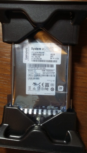 Жёсткий диск IBM/Lenovo 00AJ366 480GB 2.5" 6G HS SATA MLC Enterprise Value SSD