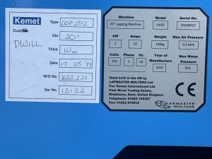 Притирочный станок Lapmaster Kemet 20 Настольный (диаметр диска 508 мм) 2019г