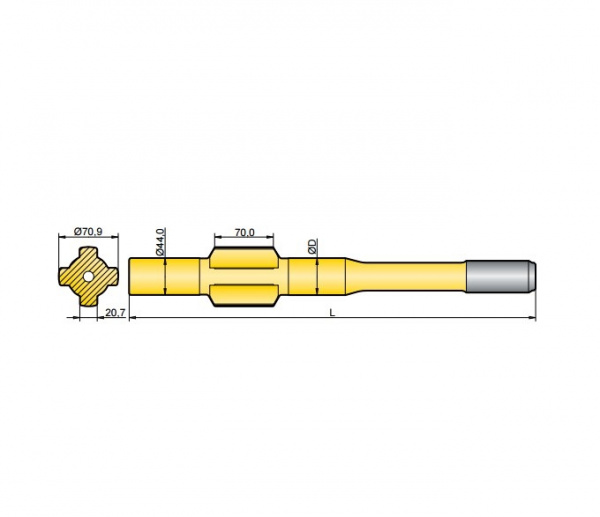 Хвостовик аналог Furukawa PD 200