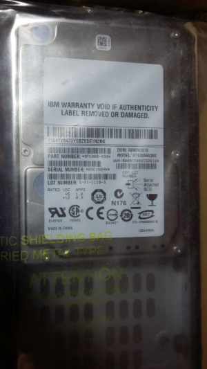 Жёсткий диск IBM/Seagate 9FK066-039 300Gb SAS HDD