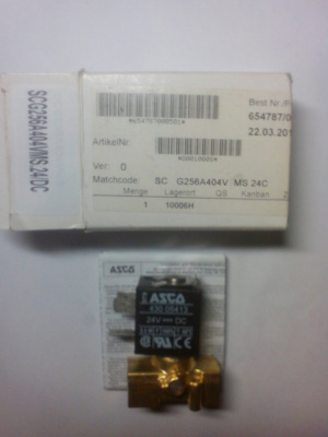 SCG 256 Asco, G1/4 ", 24VDC, SCG256A404VMS Клапан Электромагнитный