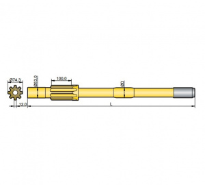 Хвостовик аналог Ingersoll YH 95 RP, YH 100 RP