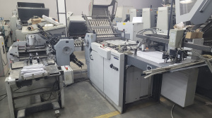 Фальцовка Heidelberg Ti 52, 2007 г.в., Tremat, 4 кассеты нож и прикатная станция с 4 кассетами. Нож можно переставлять.4+4 +нож