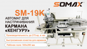 Швейный автомат для кармана Кенгуру SOMAX SM-19K