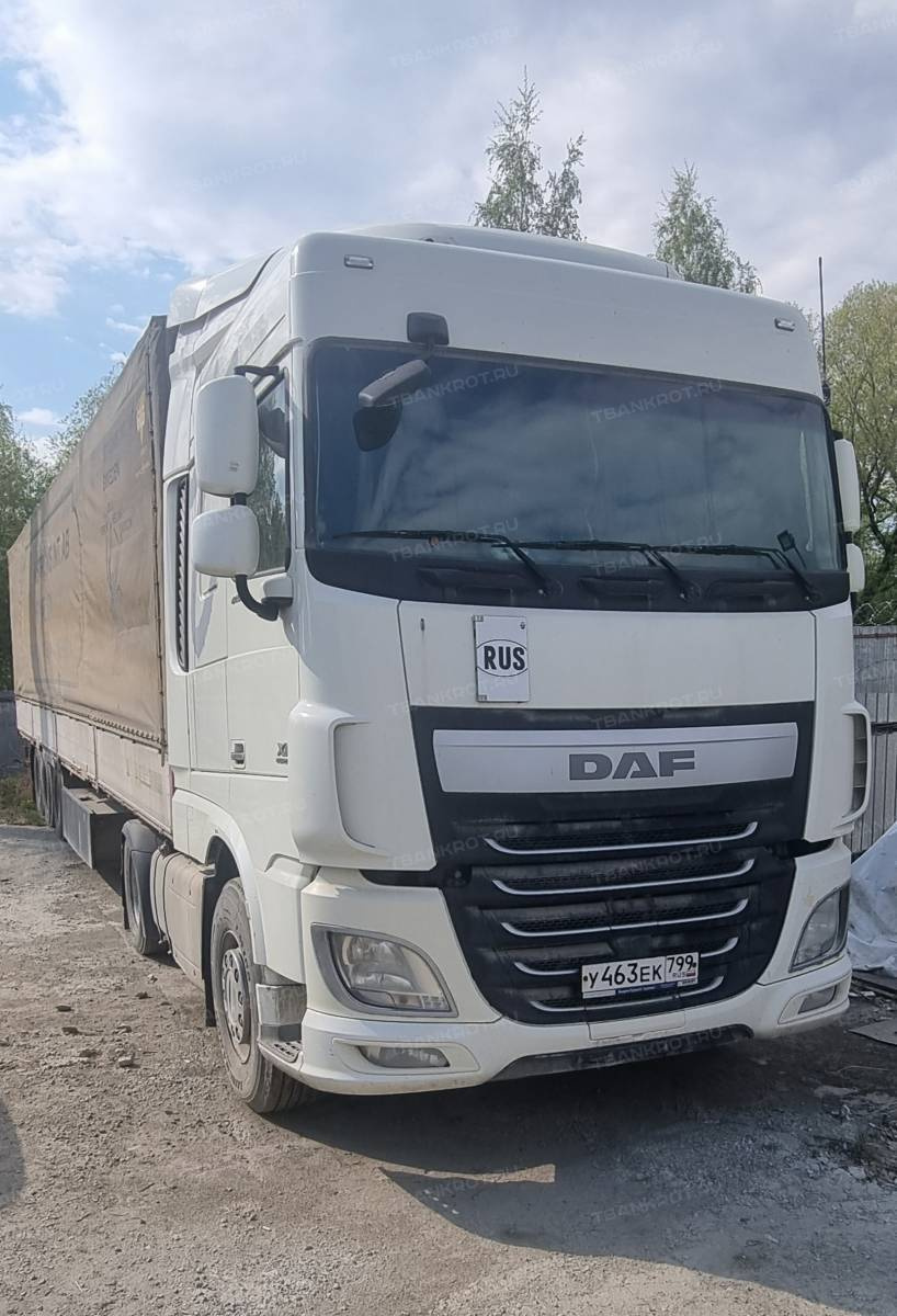 Грузовой автомобиль тягач DAF XF440FT, год выпуска 2015, гос. номер  У463ЕК799, идентификационный № XLRTEH4100G057124, в комплекте с полуприц  Б/У - Биржа оборудования ProСтанки