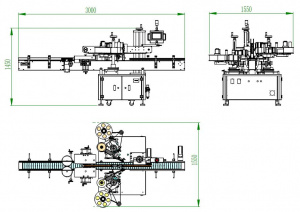 Автоматическая двухсторонняя этикетировочная машина G-87