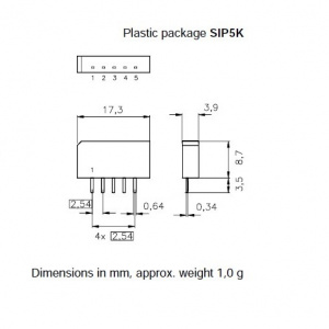 ПЧ-фильтр Epcos K3953M (33,90 MHz; 38,90 MHz) 7814 J5B1