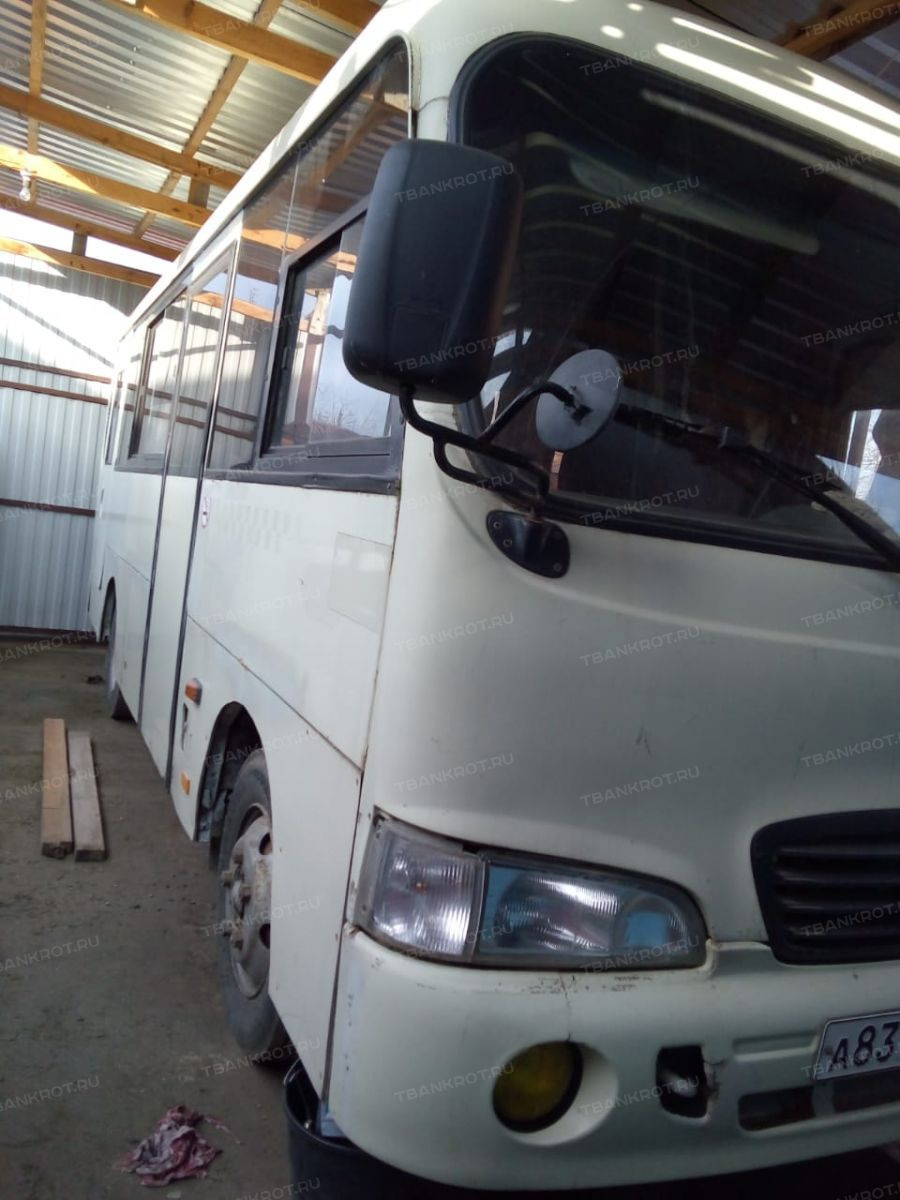 Автомобиль Hyundai HD County SWB, 2007 г.в., VIN XU7HD17BP7M002753, цвет  бежевый, ГРЗ А837ХН123 Б/У - Биржа оборудования ProСтанки