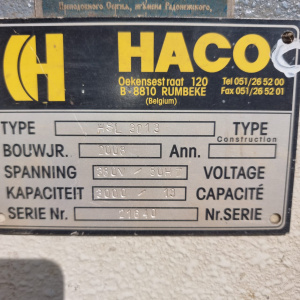 Гильотина гидравлическая haco HSL 3013 Бельгия