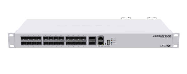 Управляемый коммутатор 3-го уровня Mikrotik CRS326-24S+2Q+RM