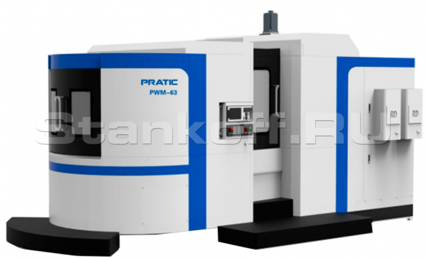 Многофункциональный горизонтальный фрезерный обрабатывающий центр PRATIC PWM-63