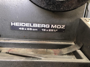 Офсетная машина Heidelberg MOZ