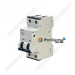 5SY6250-7 Автоматический выключатель, IP20, 2P, Siemens