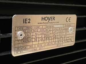 Электродвигатель Hoyer HMA2-112M1-2, 4 кВт 2930 об/мин (4 квт 3000 оборотов)