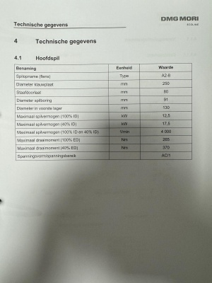 Токарный станок с осью C DMG MORI - Ecoturn 450