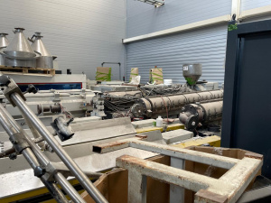 оборудование производства Dizayn teknik для производства полипропиленовой трубы диаметром 20-63 мм. Мощность производства 23,3 тыс