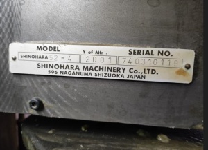 Печатная 4 красочная офсетная машина Shinohara 52