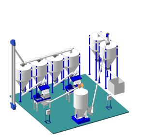 Собственный комбикормовый завод (кормоцех) под «ключ» по индивидуальным параметрам