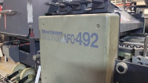 Фальцовка Horizon AFC-492, 2 кассеты+нож, Пневмоподача, формат 490/648 мм, скорость 12 тыс в час