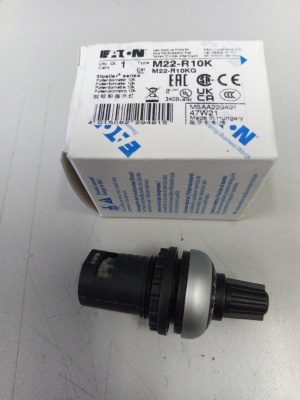 Eaton потенциометр M22-R10K Потенциометр 10кОм IP66, M22-R10K 229491 PA6-GF30