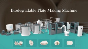 Eco-friendly Compostable and Biodegradable Plate Making Machine