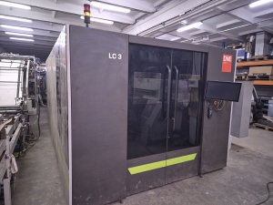 Станок лазерной резки DNE LC3 с ЧПУ LC3x4000, 2021 г.в., Bystronic Laser AG Switzerland, Оптоволоконный лазер. В коплекте чилер, источник, в