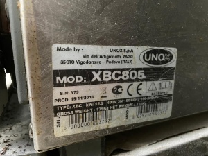 Конвекционная печь unox XBC 805