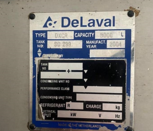 Танк охладитель молока «Delaval dxcr 5000 л»