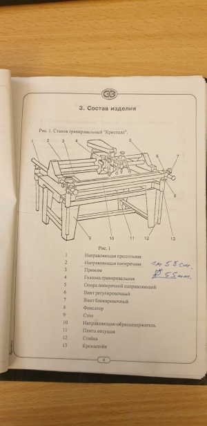 Станок гравировальный 33826 рэ