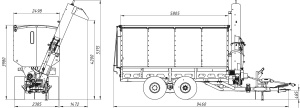 Бункер-перегрузчик БП - 25/31 (габаритный)