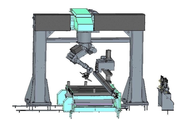 Роботизированная линия по обработке профильного металла