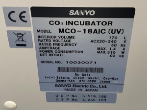 Углекислотный CO2 инкубатор SANYO MCO-18AIC