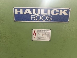 Механический пресс HAULICK ROOS - RVD 40