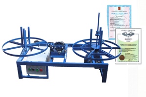 Станок для намотки кабеля на конус и в бухты УНК-6-5НП-01-М2-К1 с ИДМ-20
