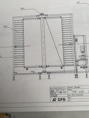 Конвейер спиральный шоковой заморозки CFS