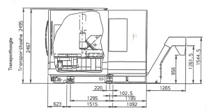 Обрабатывающий центр с ЧПУ DECKEL MAHO DMU 80 P – 5 axis (вертикальный)