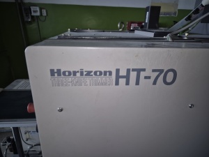 Трехножевая машина Horizon HT-70 Машина трёхсторонней обрезки Horizon HT-70. Основные технические характеристики: максимальный необрезной