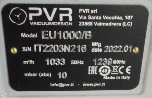 Насос вакуумный PVR-EU-1000