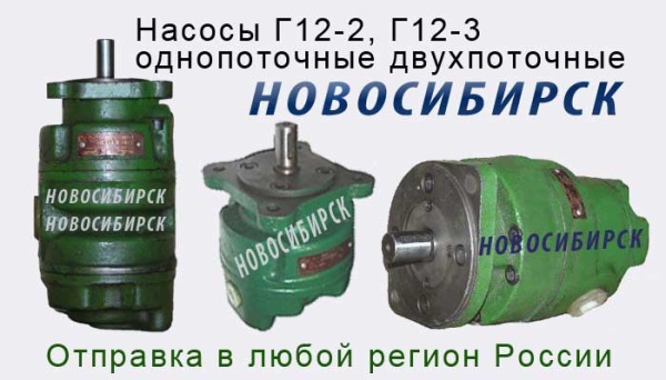 Насосы пластинчатые Г12-3., Г12-2., (Габарит 1+1)