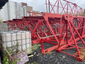 Кран башенный MITSUBER MCT 125 FRB высотой 55 м, 2019 г.в., заводской №125-19-55МСТ, учетный №59141, № паспорта: МСТ125FR В.00.00.000 ПС, п